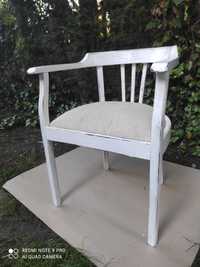 Stylowy  fotel secesyjny  Shabby Chic, Prowansja  PO RENOWACJI