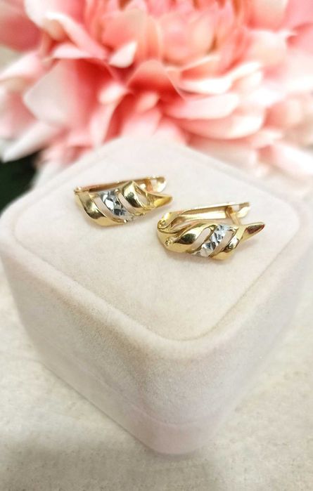 Złote kolczyki p.585/2,52g