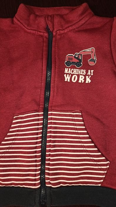 Dres, komplet dresowy bluza + spodnie lupilu rozm. 74-80 + gratis