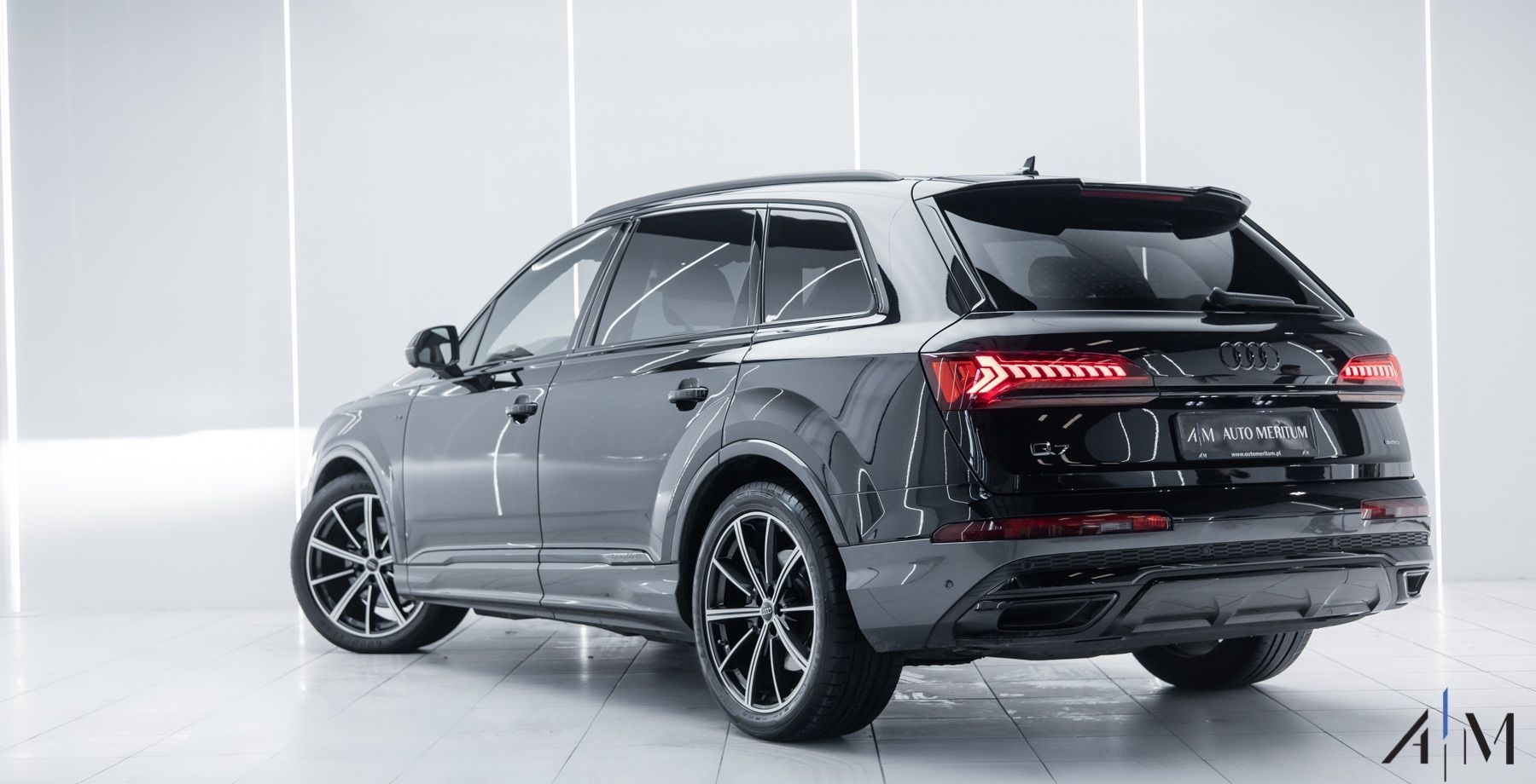 Audi Q7 Salon PL, S-Line, Matrix, Wentylowane fotele, Soft Close, FV23%