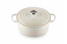 Le Creuset Żeliwny Garnek z Pokrywką 26cm Na Indukcję i Piekarnik