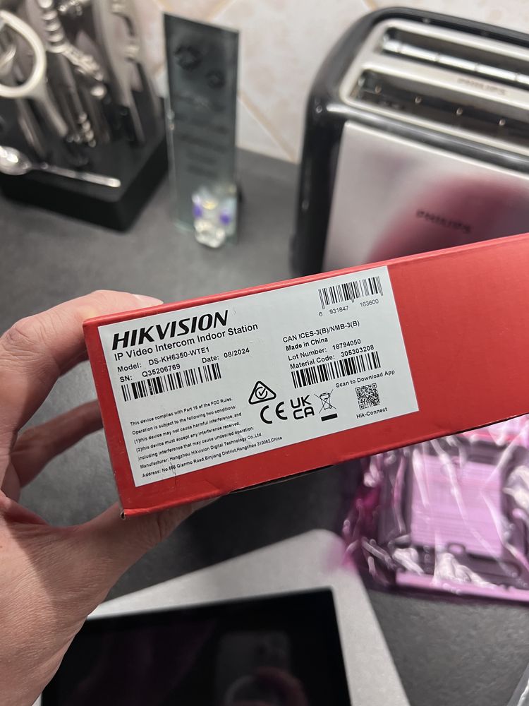 IP Відеодомофон Hikvision домофон DS-KH6350 WTE1 (WI-FI!!)
