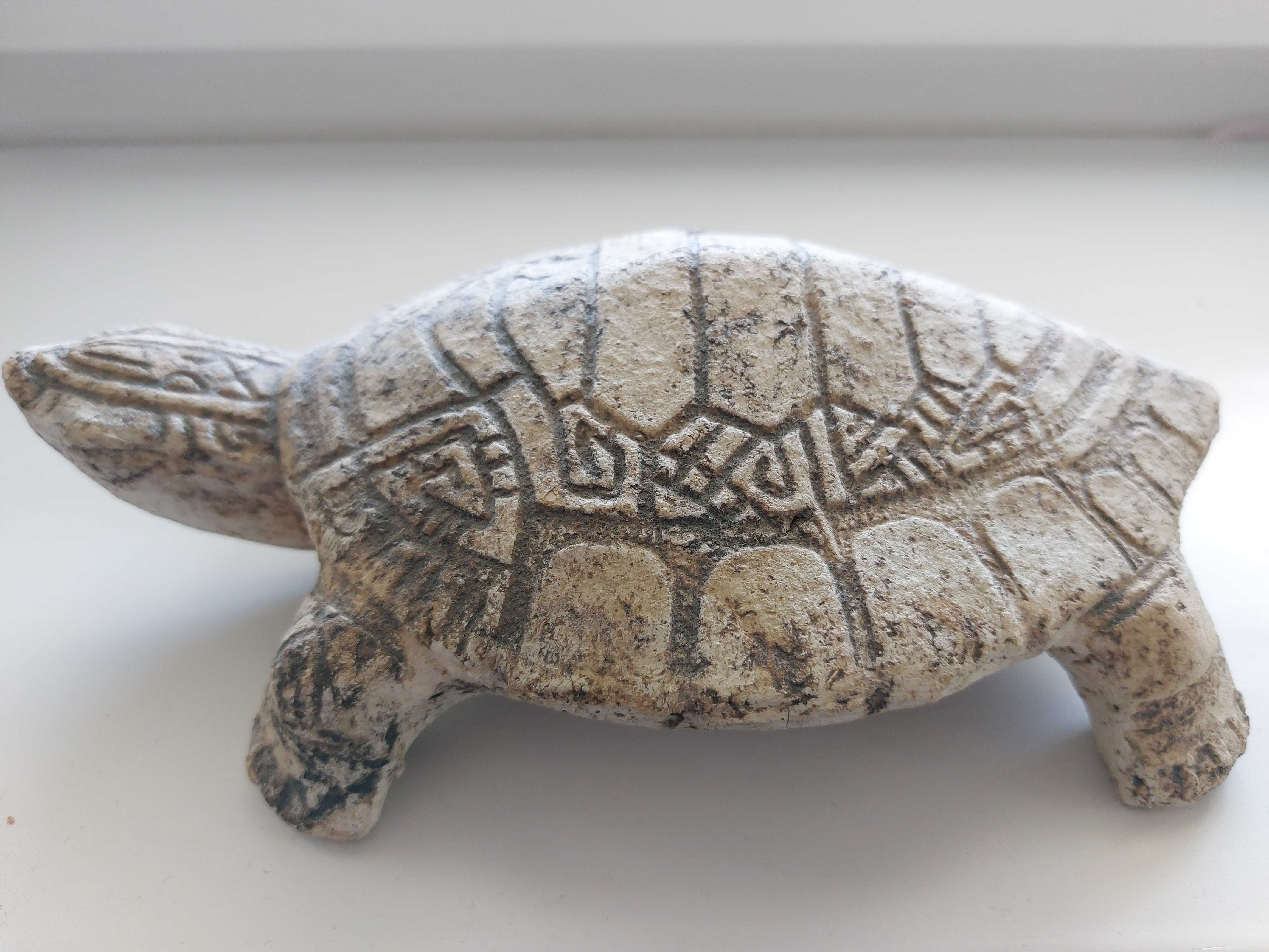 Ceramiczny żółw, rękodzieło, Wabi Sabi, Natural, Eko, Etno, Boho, Row