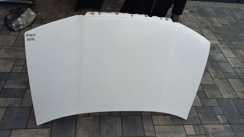 Skoda Fabia 1 99-07 maska pokrywa silnika biała 1026