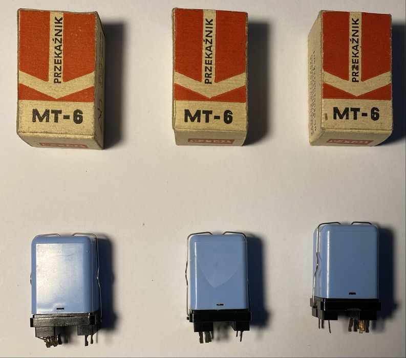 Zestaw przekaźnik MT-6 Telfa 3 sztuki nieużywane