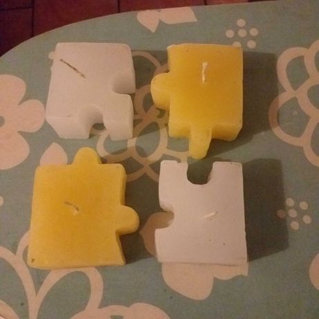 4 świeczki puzzle
