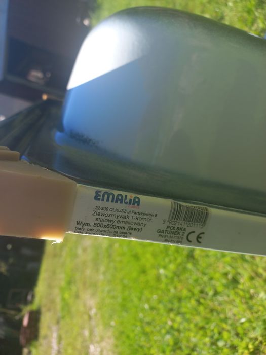 Zlewozmywak 1-komorowy stal emaliowana Emalia Olkusz