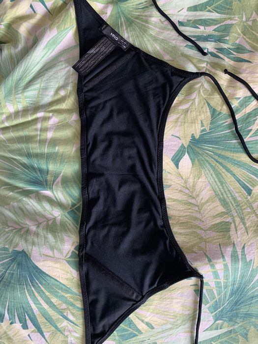 Top biquini preto Mango