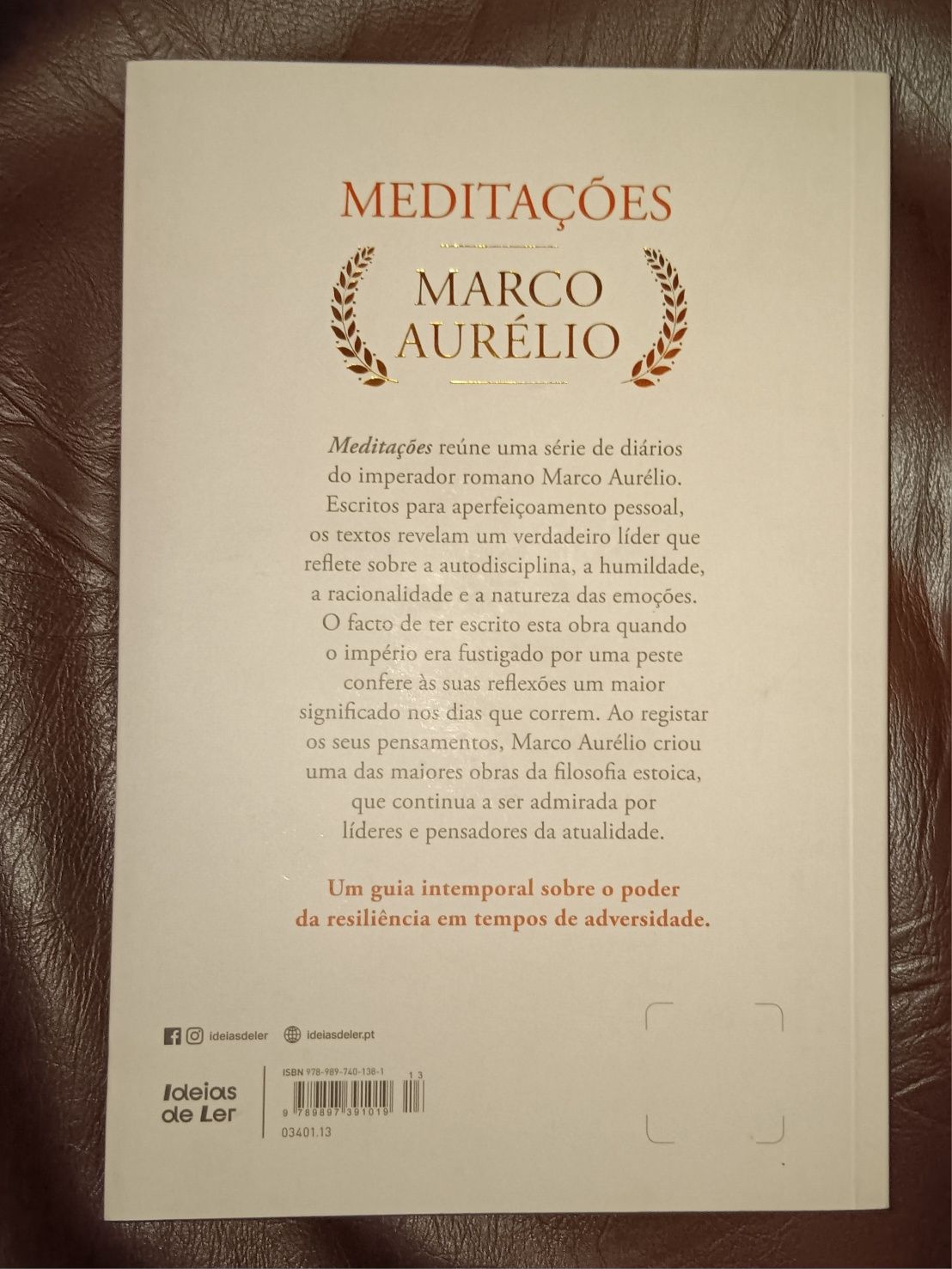 Livro - Meditações por Marco Aurélio (como novo)
Livro por Marco por M