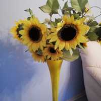 Słoneczniki kwiaty sztuczne kompozycja