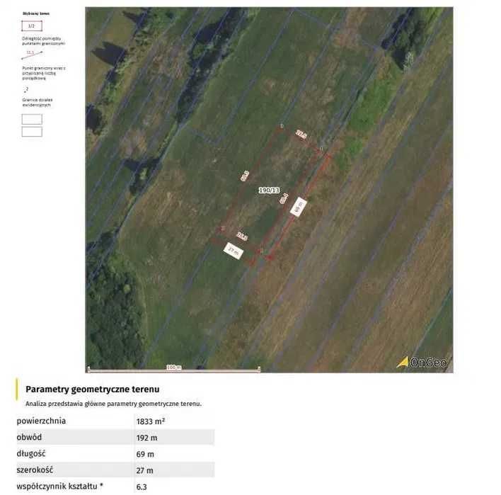 działka usługowo–produkcyjna 1800 m², Stare Grabie gm. Wołomin