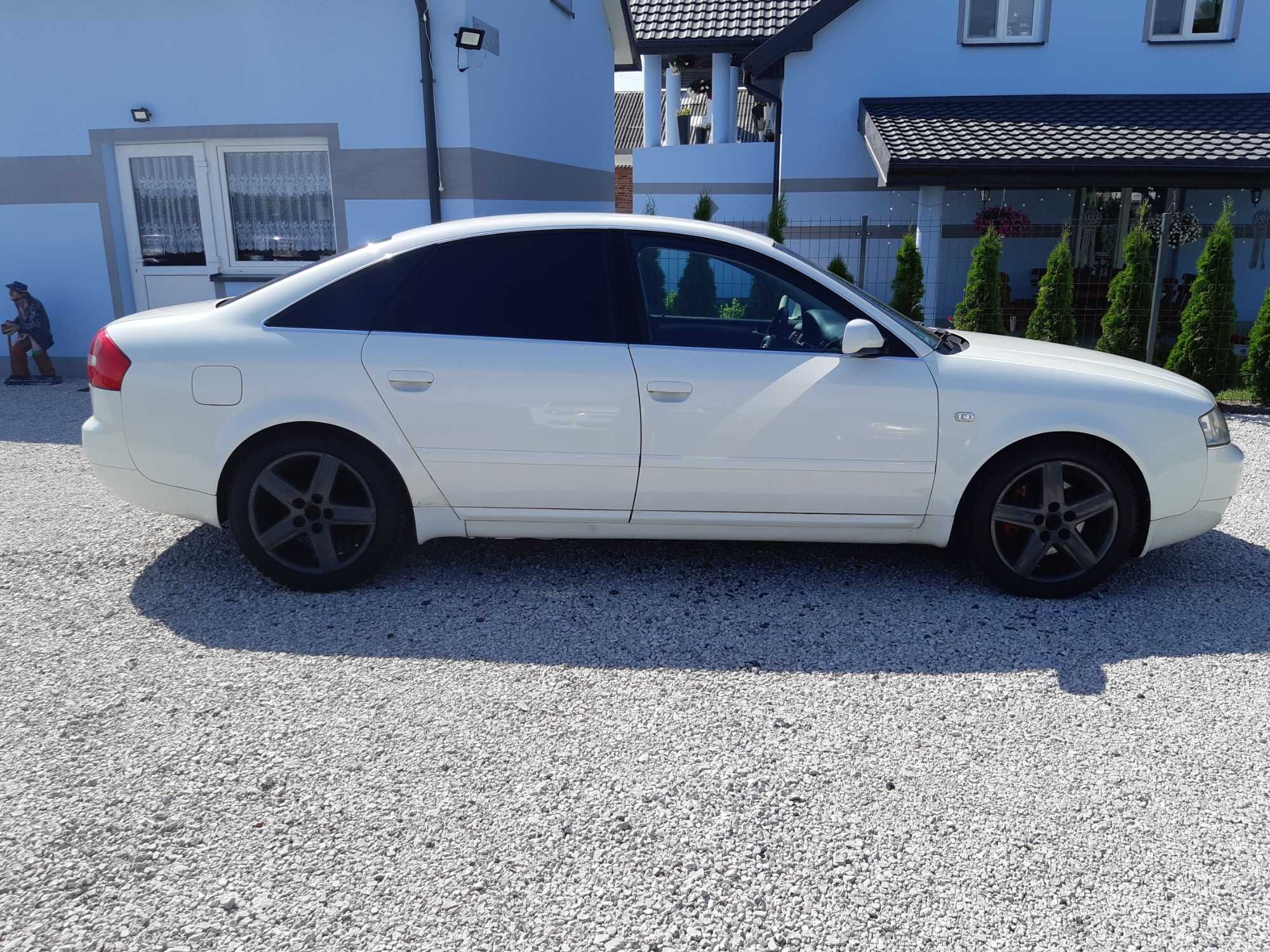 Audi A6 C5 Lift 2,4 V6 Manual Biała  Sedan Opłacona Zamiana Klima Alu