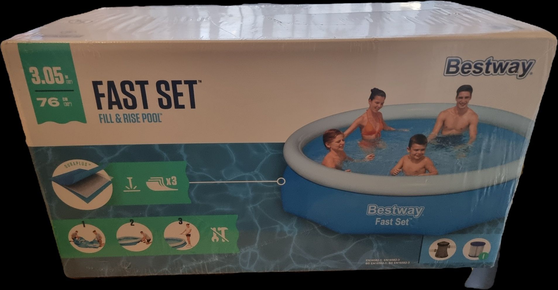 Basen bestway z pompą 305x76