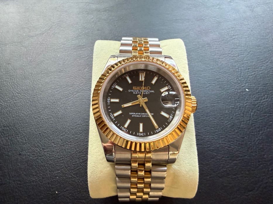 Seiko mod – homage Rolex Datejust Two Tone | Mechanizm NH35