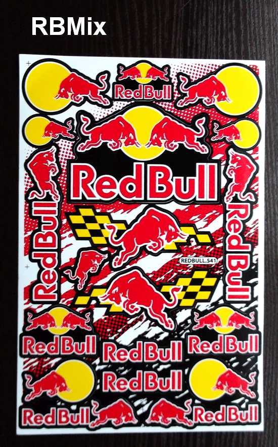 Naklejki Red Bull Monster Energy Rockstar Fox KTM Alpinestars / RBmix