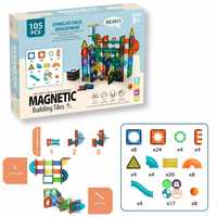 Brinquedos Magneticos Puzzle de construção 105 peças Marble Run (novo)