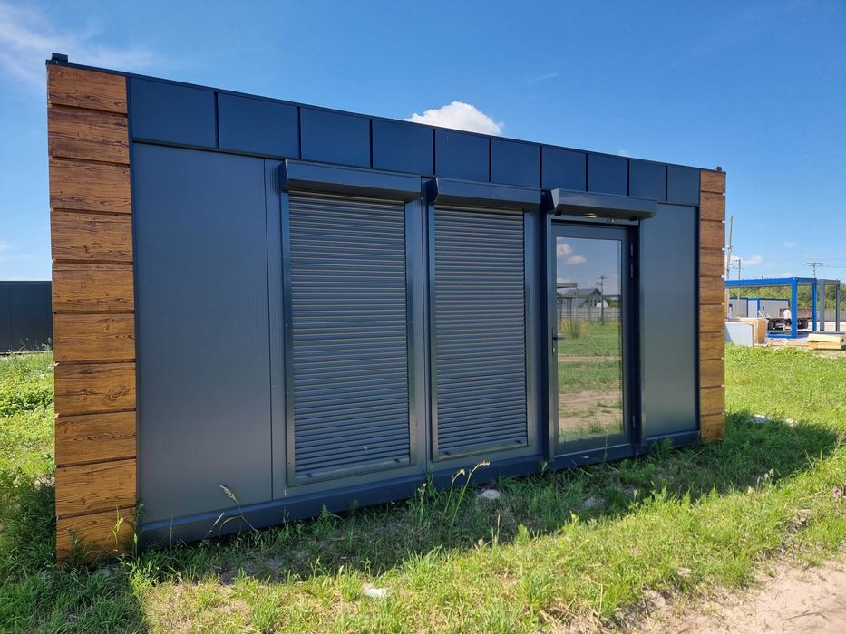 Kontener 6x3 Pawilon usługowy biznesowy handlowy
