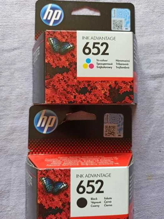 Hp Tusz 652 Kolor Trójkolorowy I CZARNY z wysyłka