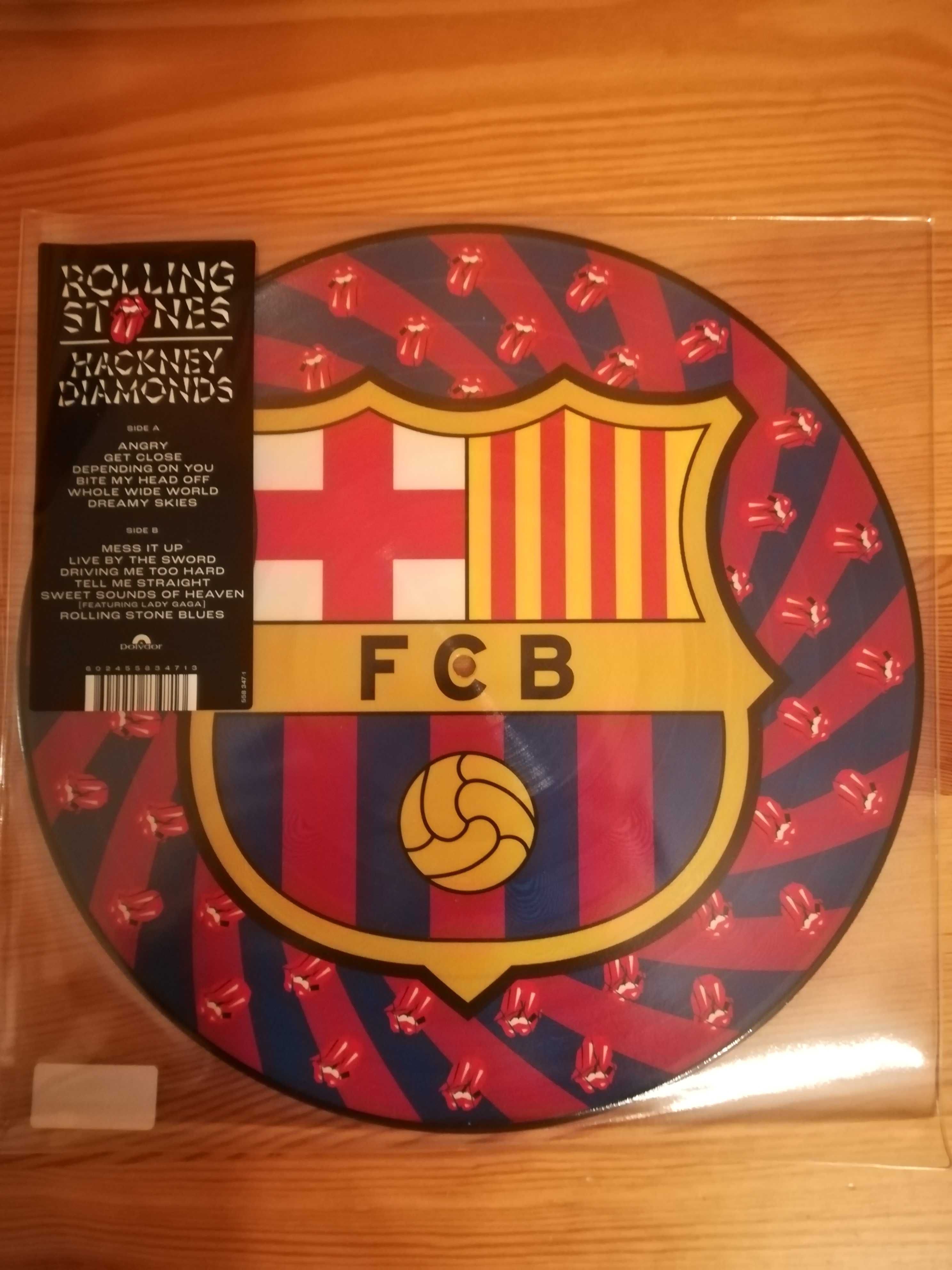 The Rolling Stones Hackney Diamonds winyl FC BARCELONA PICTURE DISC