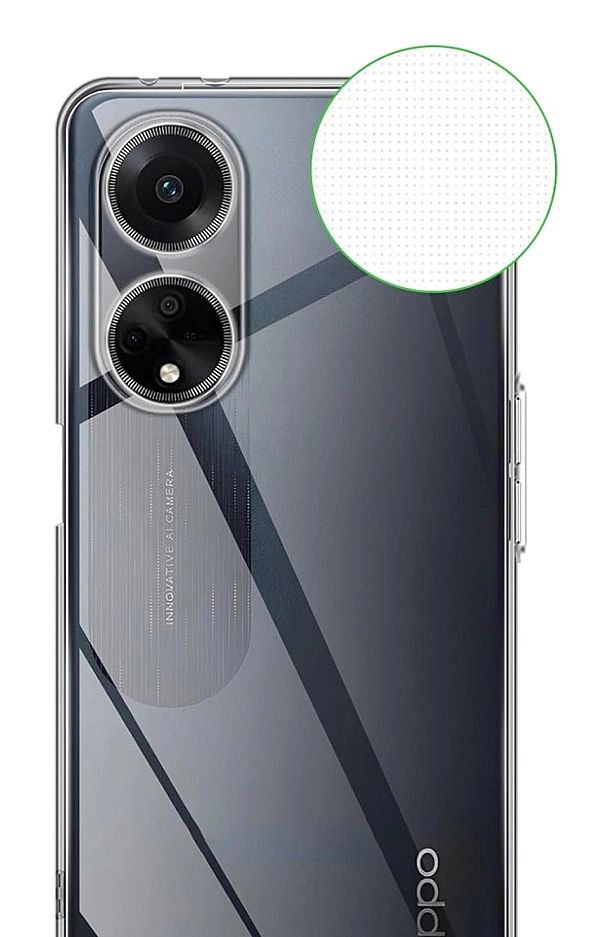 Etui Clear Case 2mm Transparentne do Oppo A98/5G