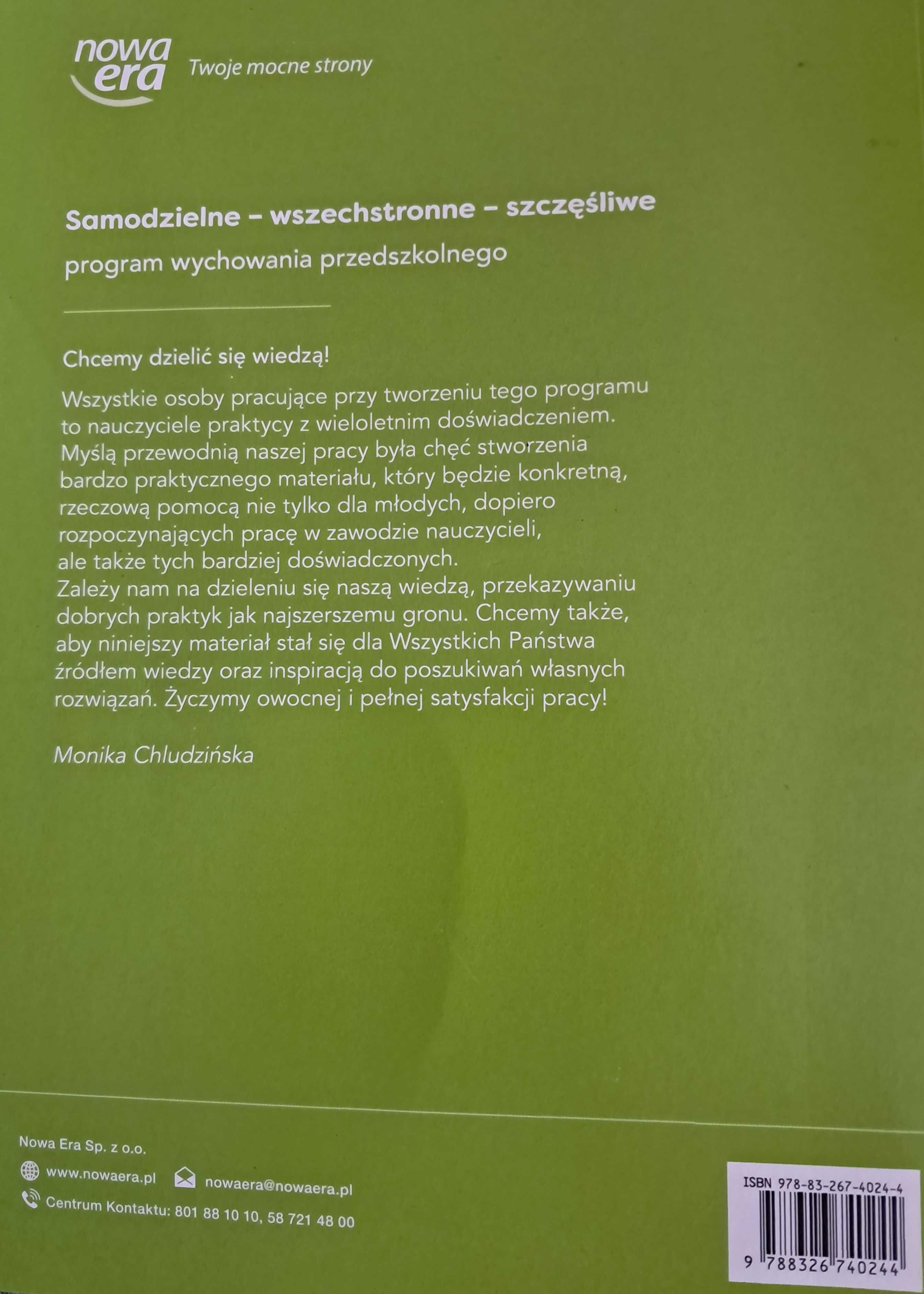 Program wychowania przedszkolnego -Nowa Era