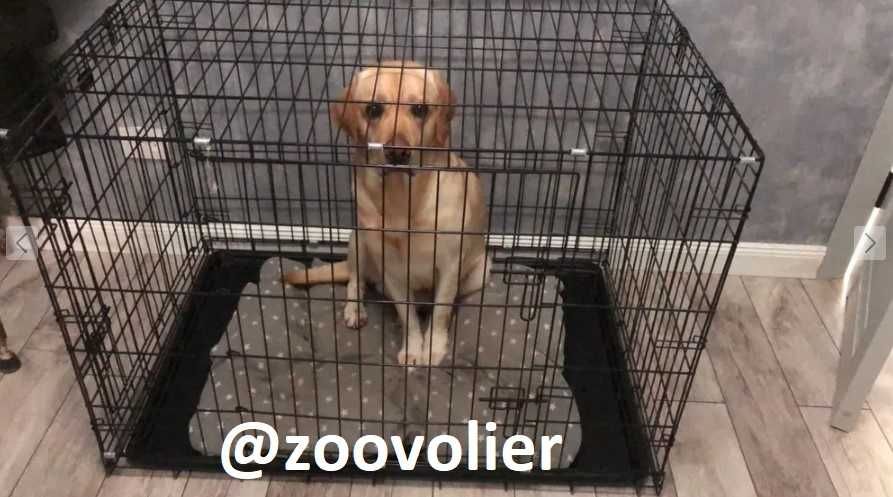 Клітка клетка для собак кошек S-XXL переноска манеж для собак кошек