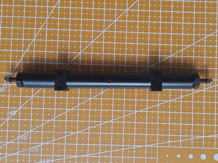 Metalowy most oś 140mm do modelu przyczepki rc 1:10 1:14 TAMIYA SCX