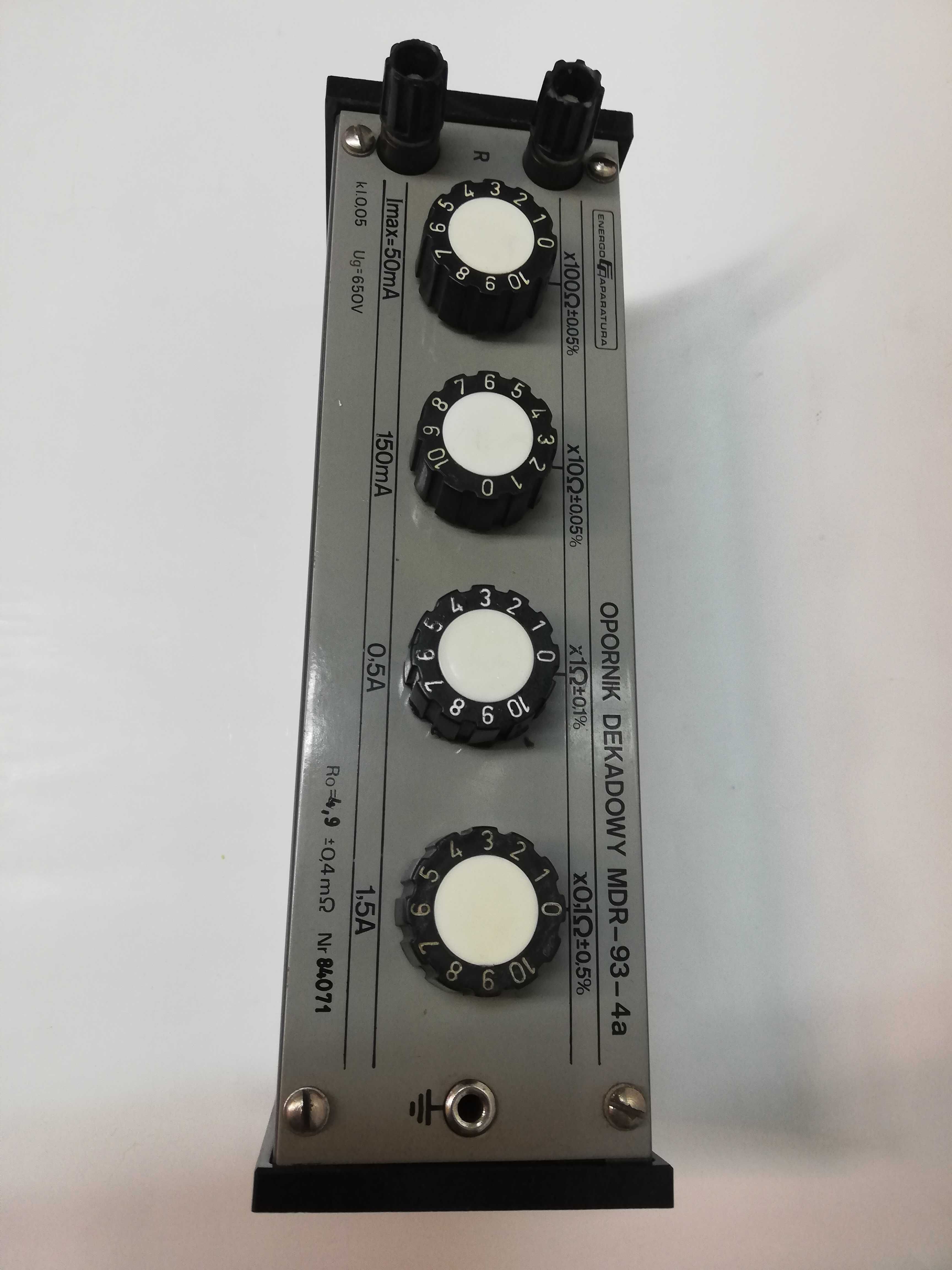 Opornik Dekadowy, dekada oporowa MDR-93 4a Energo Aparatura