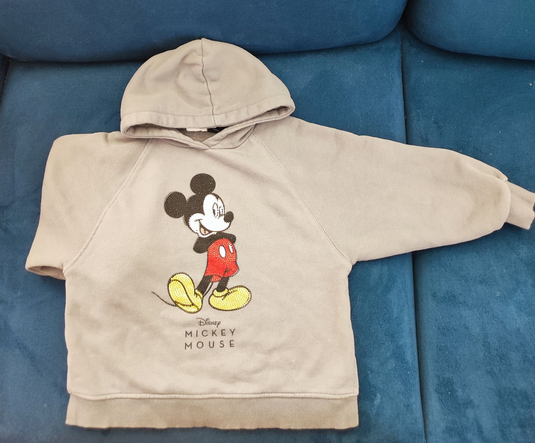 Bluza z kapturem Zara r 128 Mickey mouse