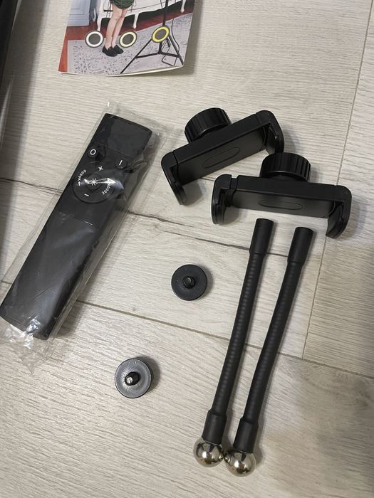 Тринога штатив тримач телефону пульт кільцевої лампи