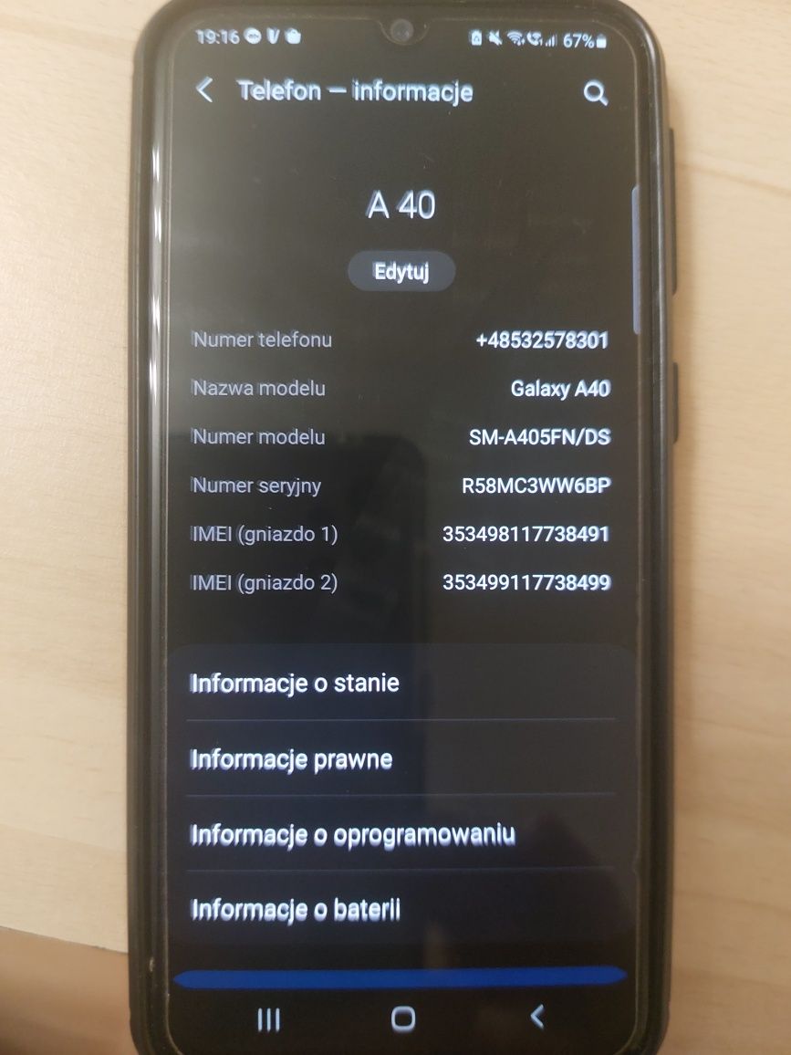 Samsung  Galaxy A 40