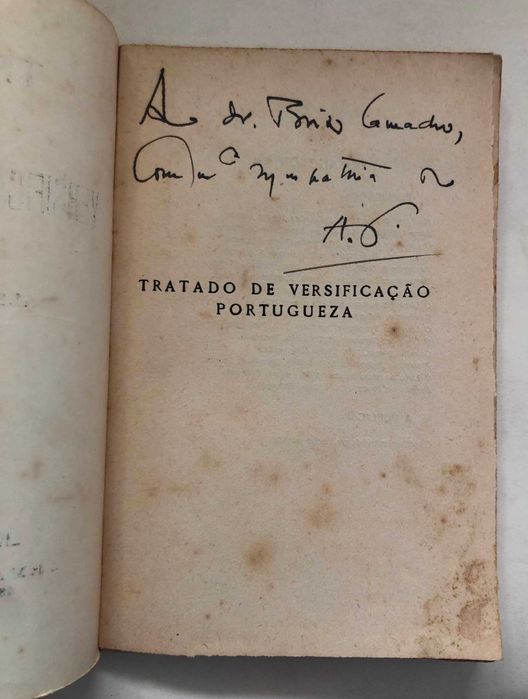 Tratado de Versificação Portuguesa - Alfredo Pimenta
