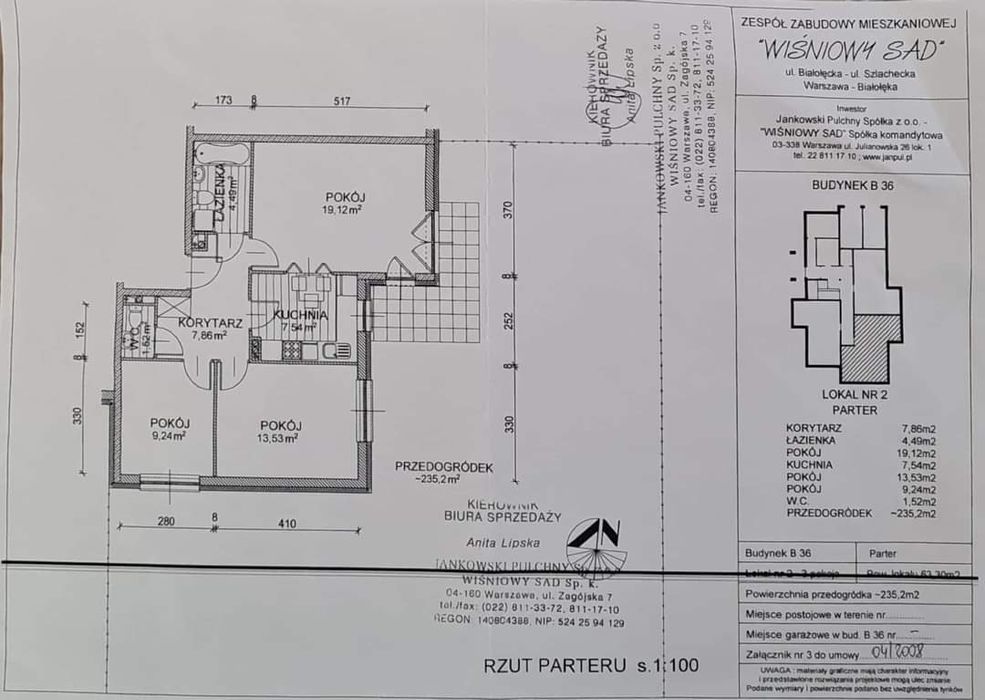 Do wynajęcia mieszkanie 3-pokojowe – Osiedle Wiśniowy Sad