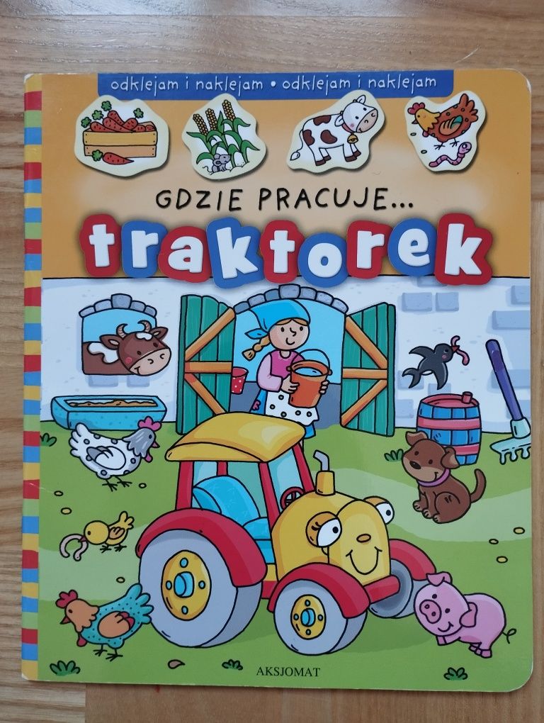 Książeczki z serii "Gdzie pracuje... " (pojazdy), 4 szt.