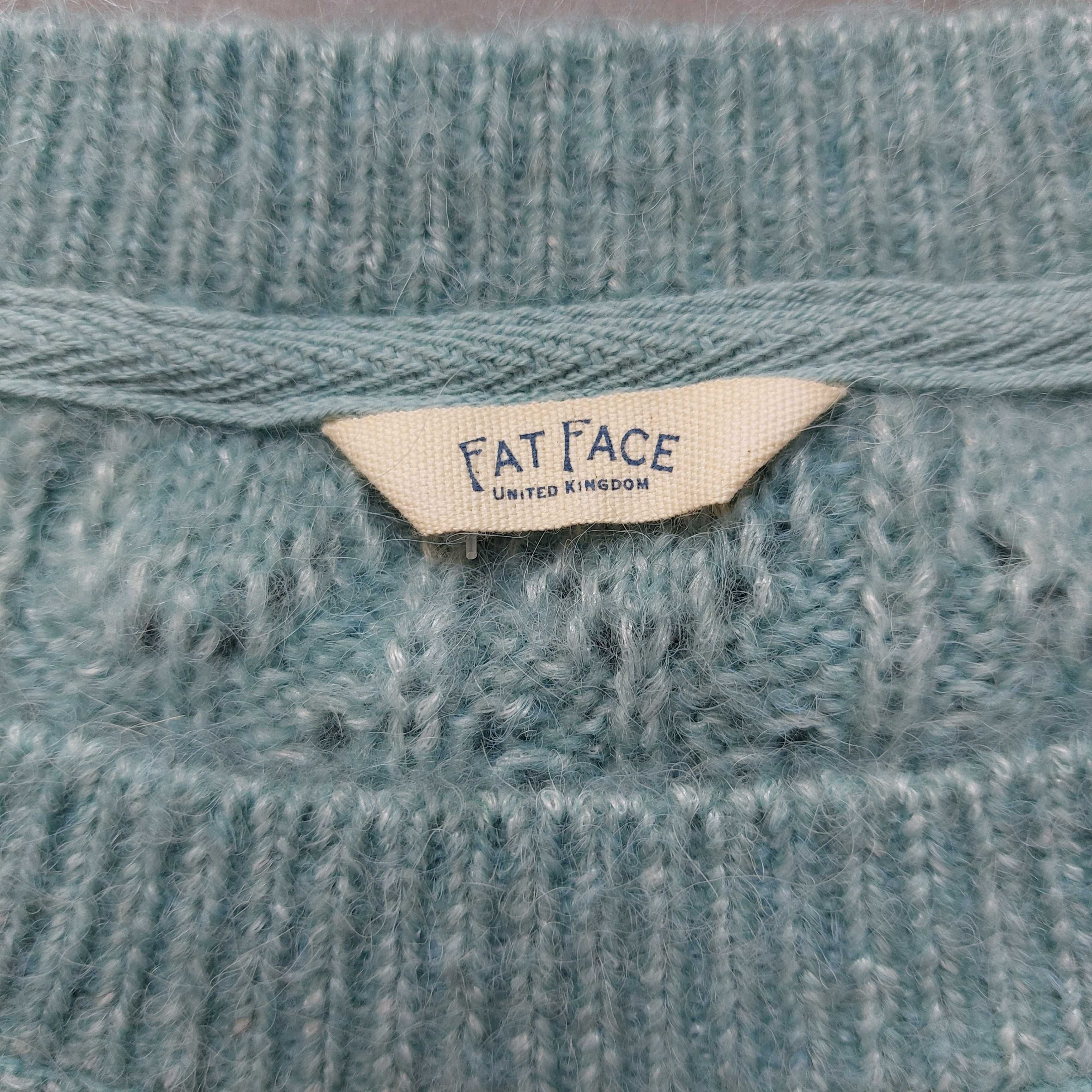 Sweterek FatFace XXL dekoracyjny splot