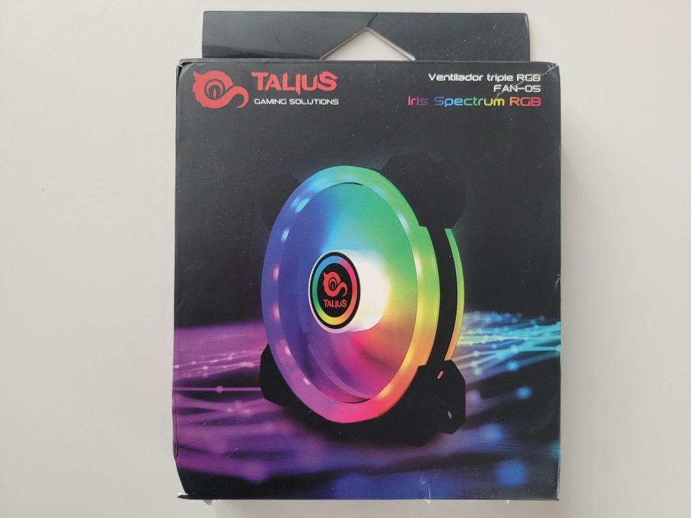 Wentylator Talius 120 x 120 mm RGB 2sztuki Wiatrak