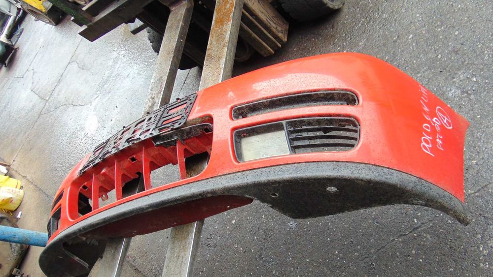 Lis55 Zderzak przedni przód volkswagen polo 6n czerwony wysyłka