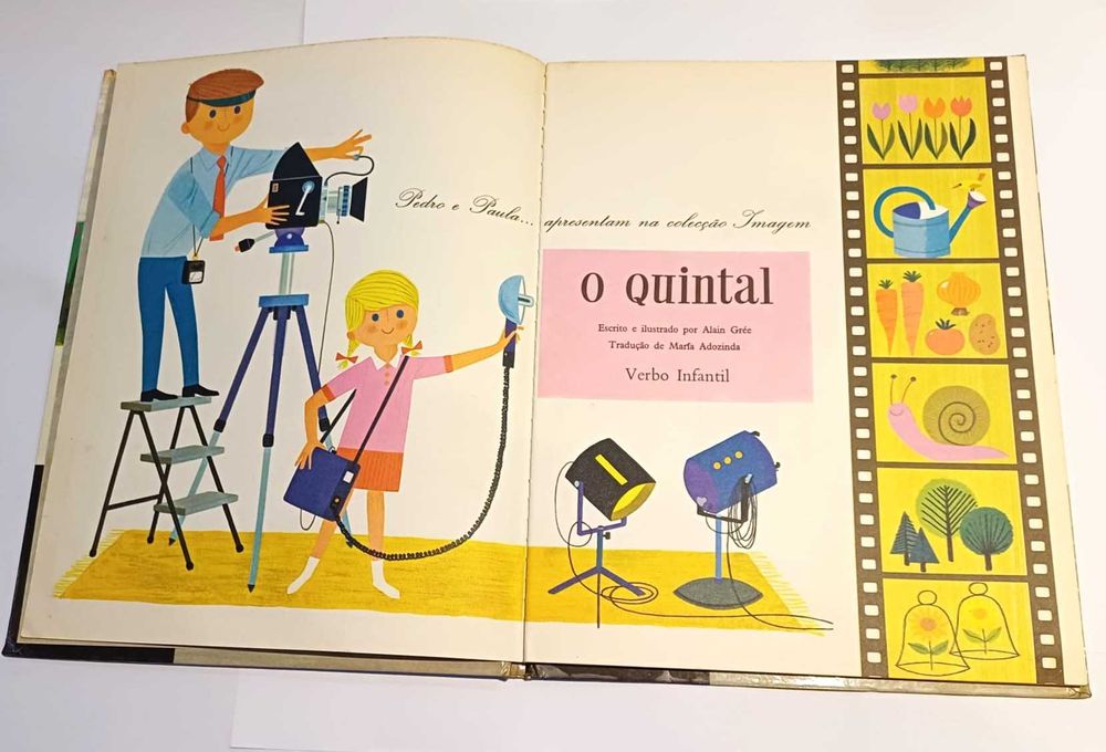 O Quintal (Au jardin), Alain Grée, Verbo Infantil coleção Imagem, 1968