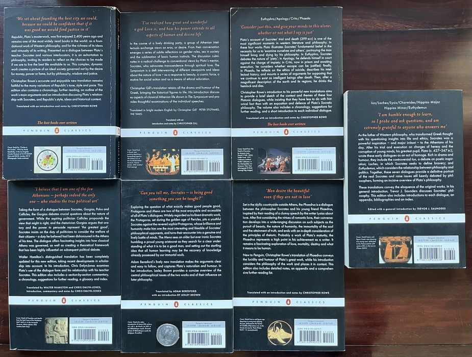 Platão - Edições Penguin Classics (Inglês)