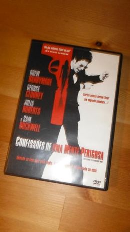 DVD original do filme "Confissões de uma mente perigosa"
