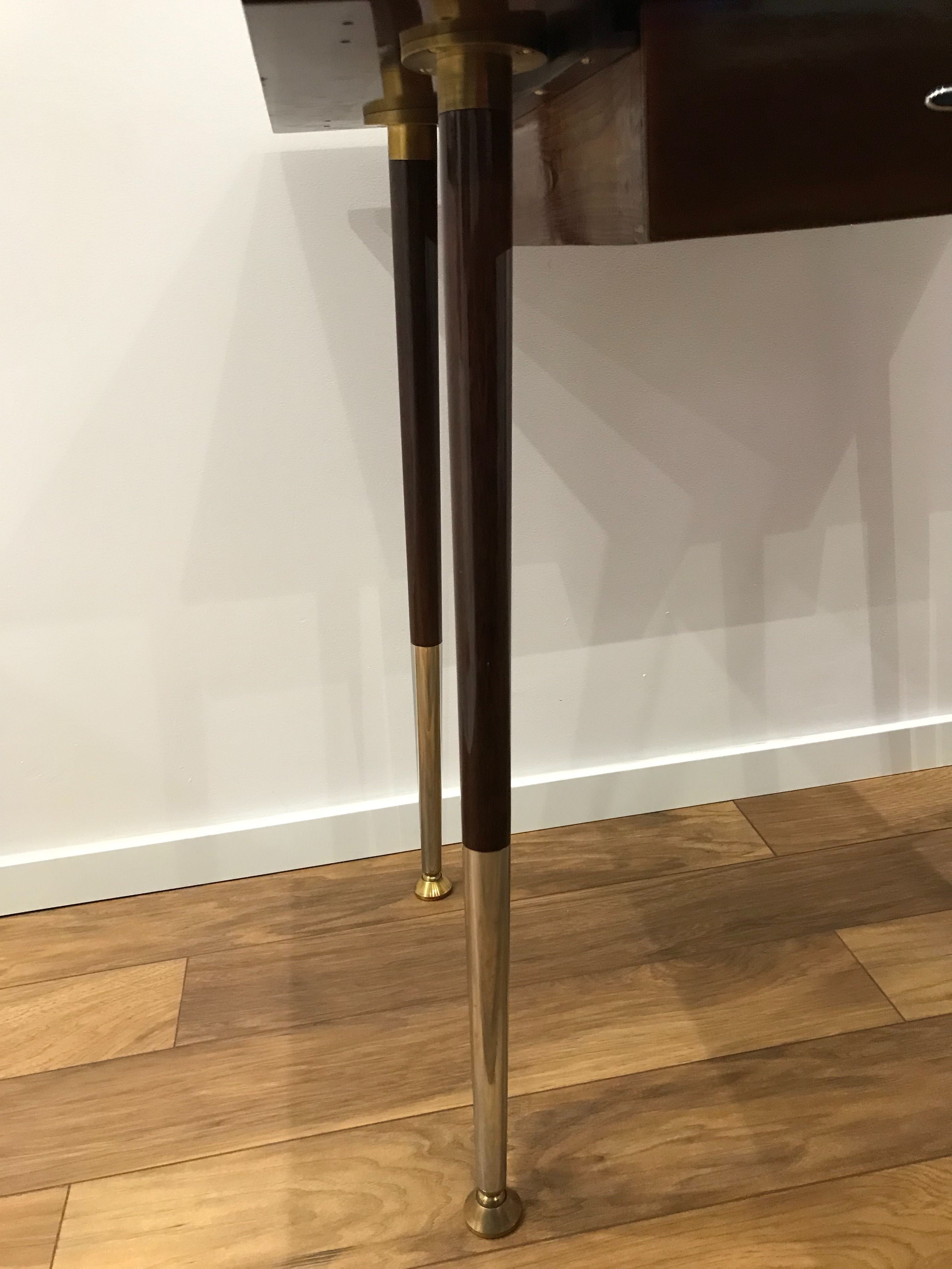 Stolik biurko glamour 100x50 cm z tekstolitu