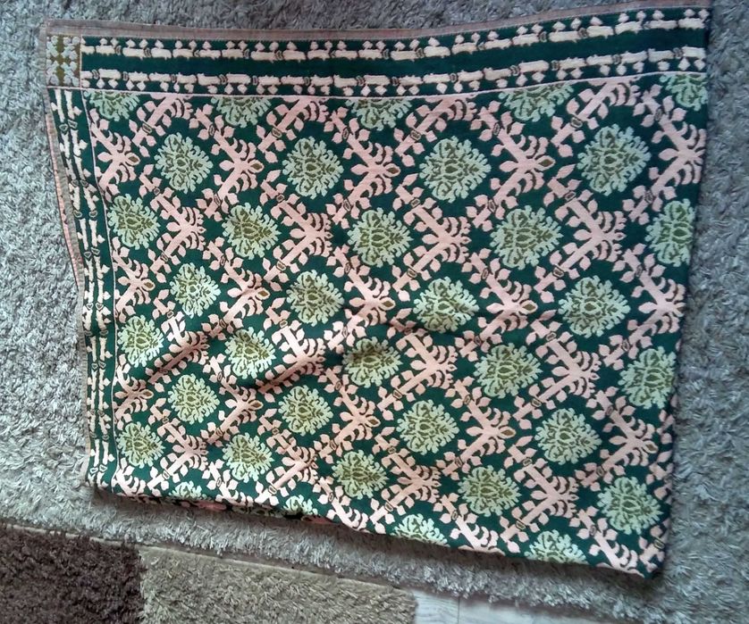 Duża 182x217cm Kapa narzuta PRL Vintage Bdb Stan