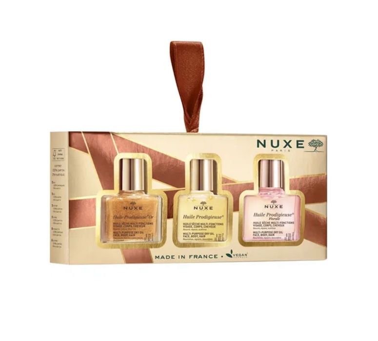 Набір від nuxe мініатюр сухе масло для тіла і волосся