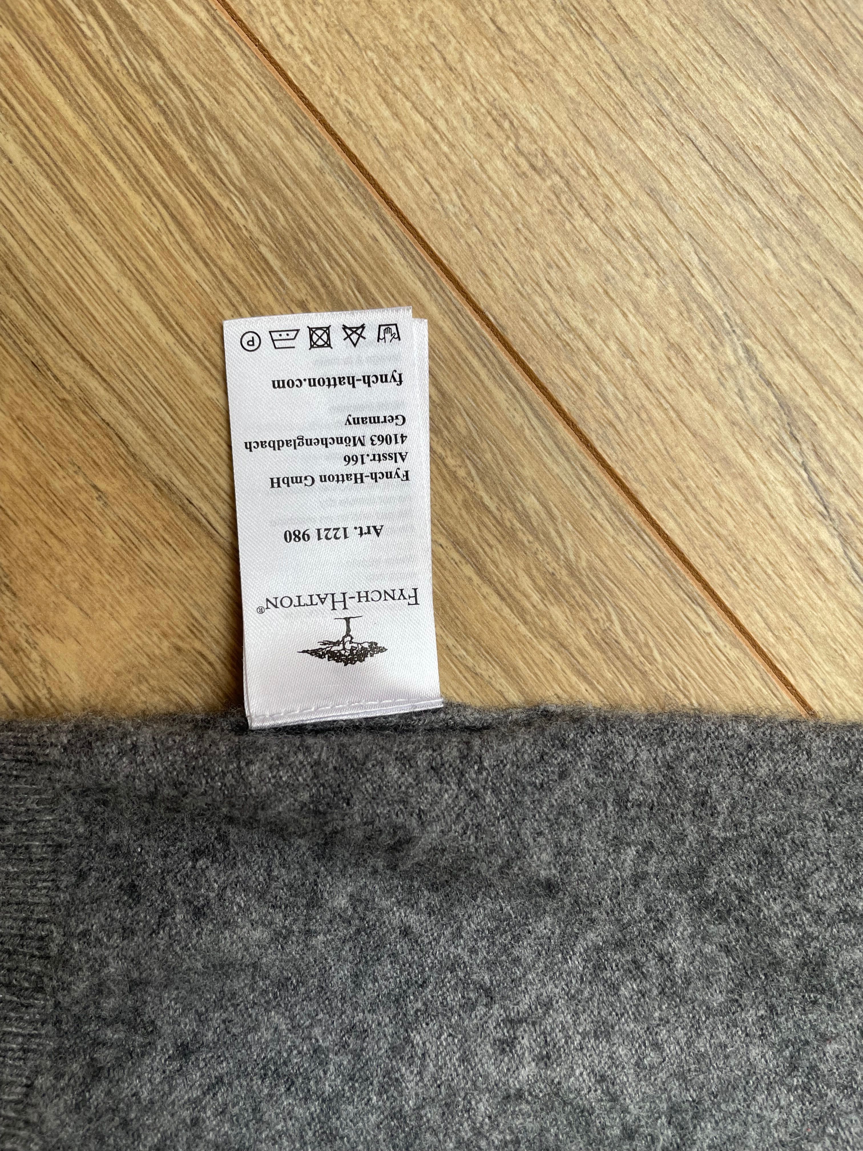 Fynch-Hatton sweter męski szary M