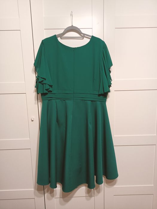 Marconi fashion obłędna sukienka nowa z metkami plus size butelkowa