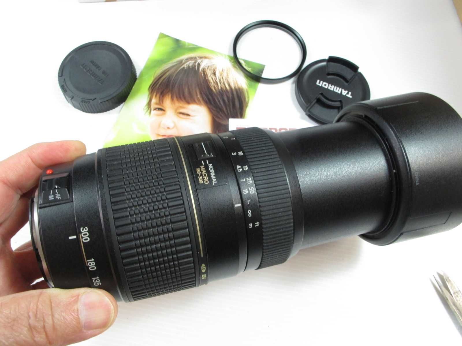 Tamron 70-300 para Canon estadp TOP na caixa