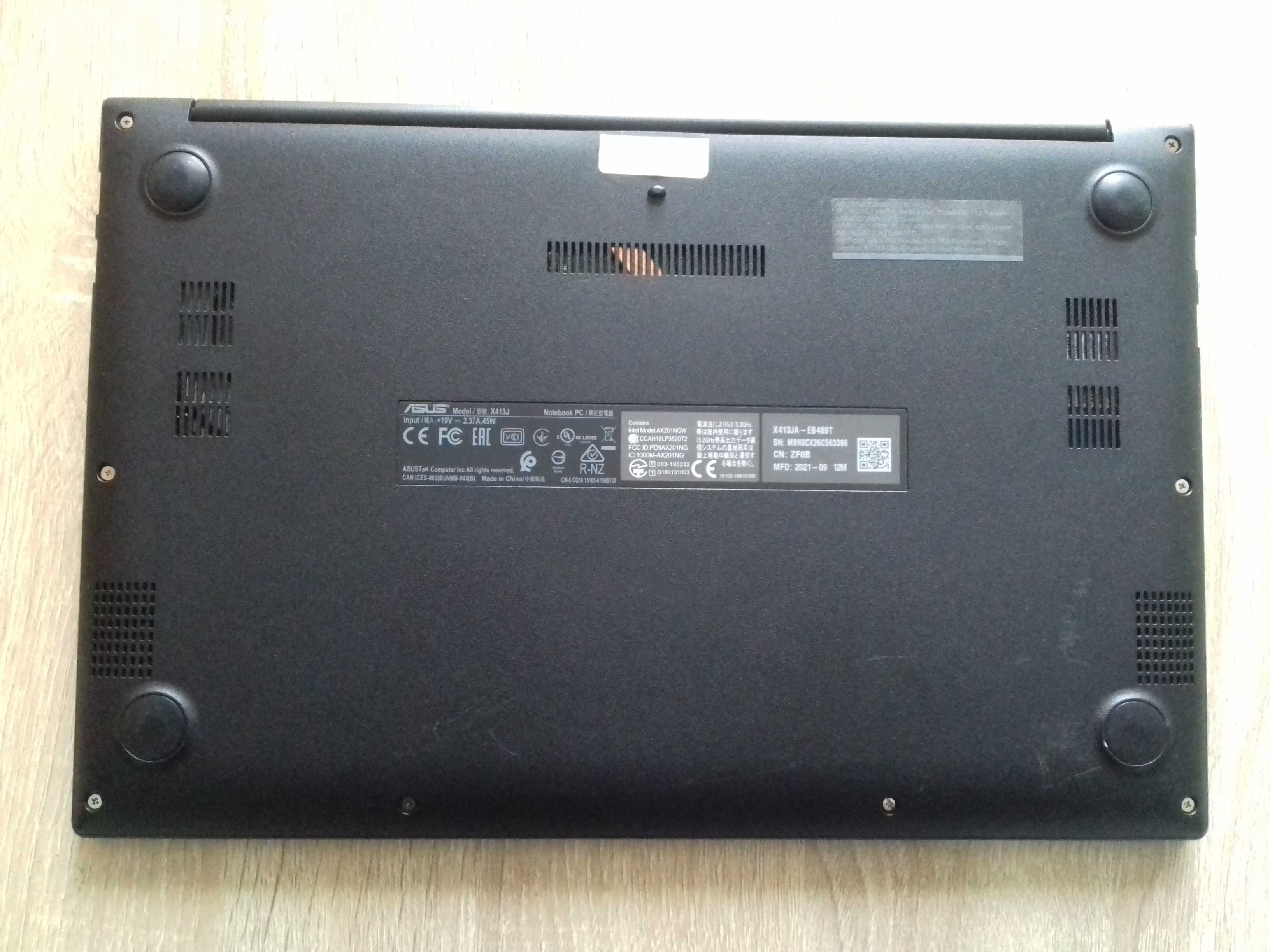Laptop Asus X413JA, Core i7 10TH 1065G7, DDR4 8GB, SSD 238GB, Intel Ir