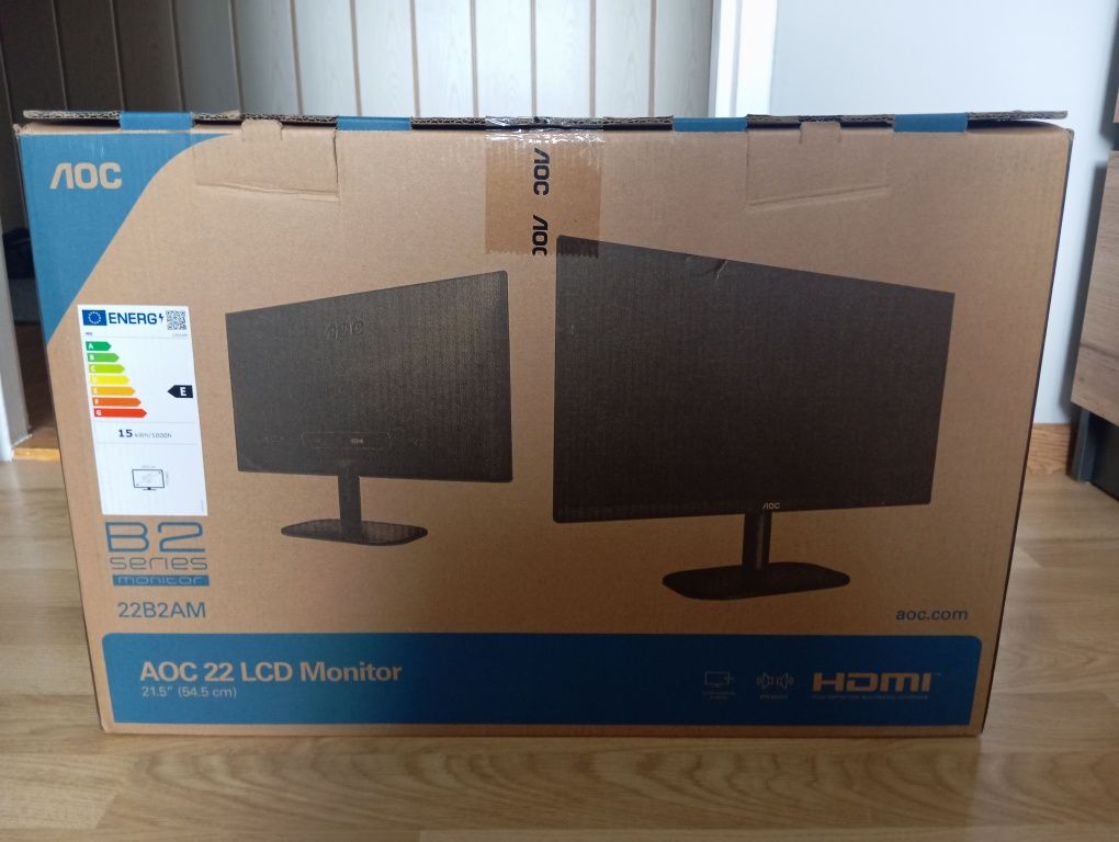 Monitor AOC 21,5 cali, 75 Hz