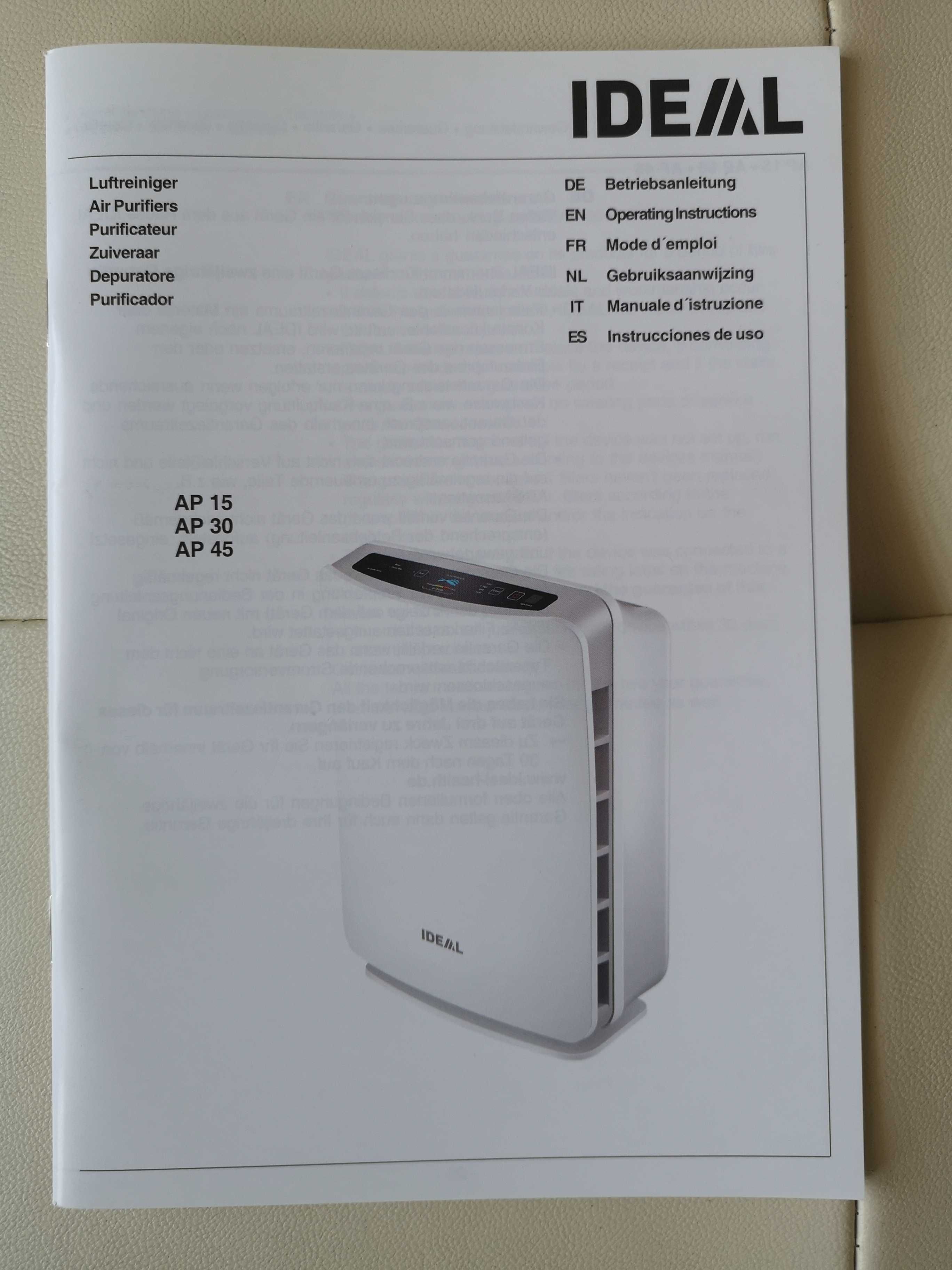 Oczyszczacz powietrza IDEAL AP 45