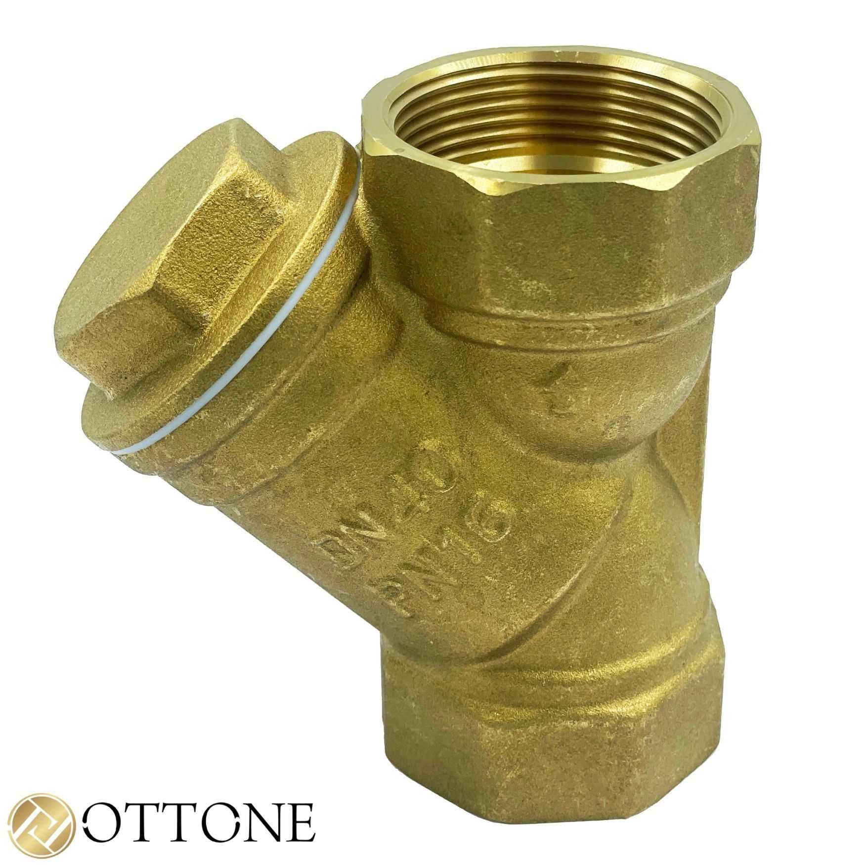 Filtr Skośny Siatkowy Osadnikowy Do Co Wody Z Magnesem Mosiężny 1/2''